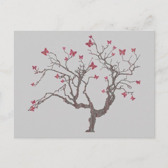 Butterfly Tree Postcard (Front)