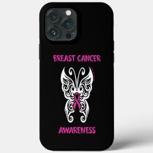 Butterfly/Tribal...Breast Cancer iPhone 13 Pro Max Case