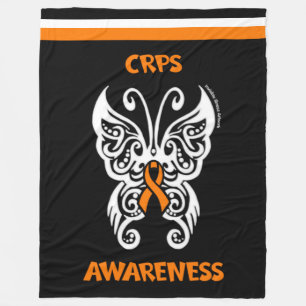 Butterfly/Tribal...CRPS Fleece Blanket