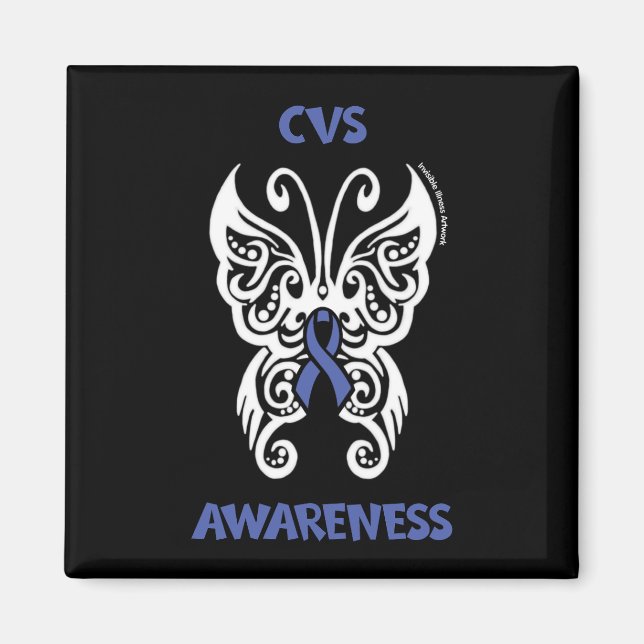 Butterfly/Tribal...CVS Magnet (Front)