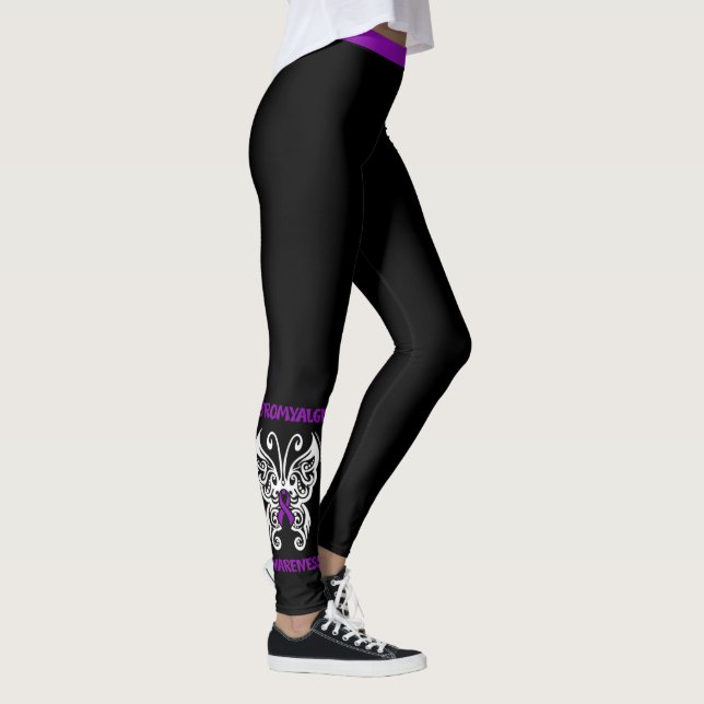 Butterfly/Tribal...Fibro Leggings (Right)