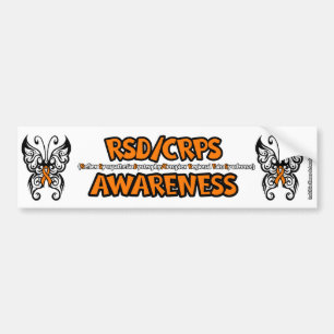 Butterfly Tribal...RSD/CRPS Bumper Sticker