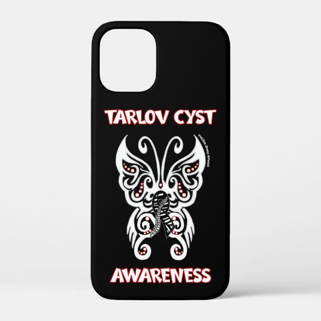 Butterfly/Tribal...Tarlov Cyst  Case-Mate iPhone Case (Back)
