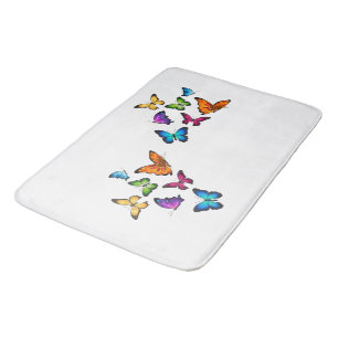 "Butterfly" Unique Bath Math Bath Mat