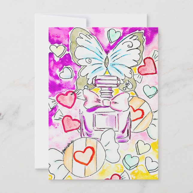 Butterfly Valentine Card (Front)