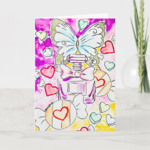 Butterfly Valentine Card