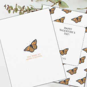 Butterfly Valentine Holiday Card