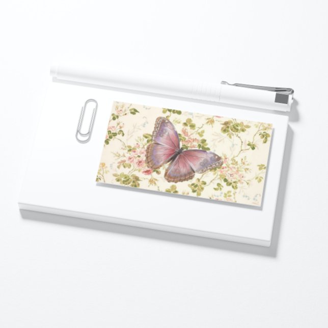 Butterfly & Vines Shabby Chic Calling Cards (Creator Uploaded)