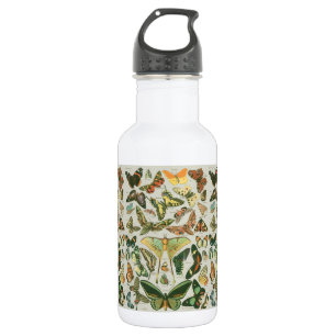 Butterfly Vintage Antique Butterflies Art 532 Ml Water Bottle
