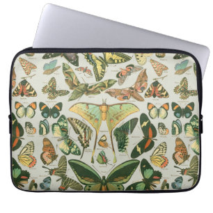 Butterfly Vintage Antique Butterflies Art Laptop Sleeve