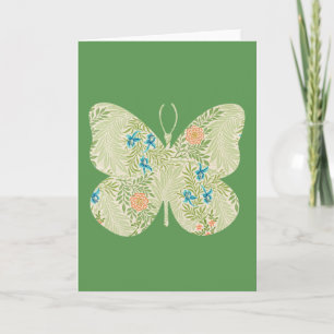 Butterfly Vintage Floral Card Series 6