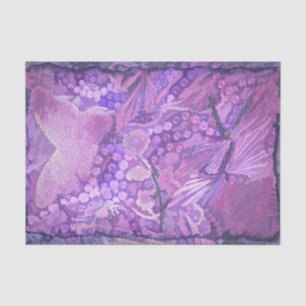 Butterfly Vintage Purple Victorian Style Romantic Tissue Paper