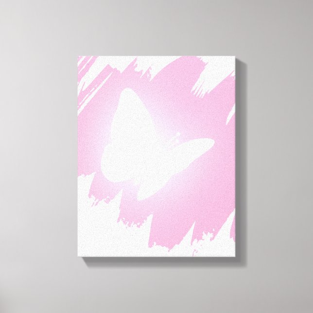 butterfly wall art - wrapped canvas (Front)