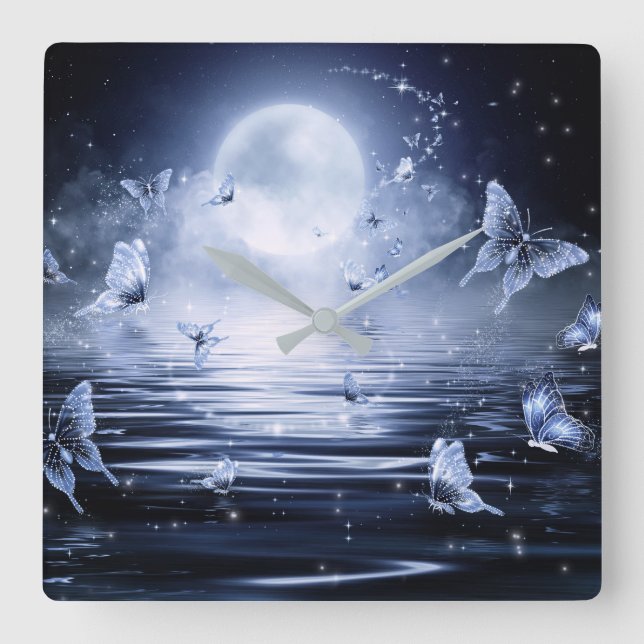 Butterfly Wall Clock (Front)