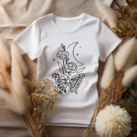Butterfly Waning Crescent Moon