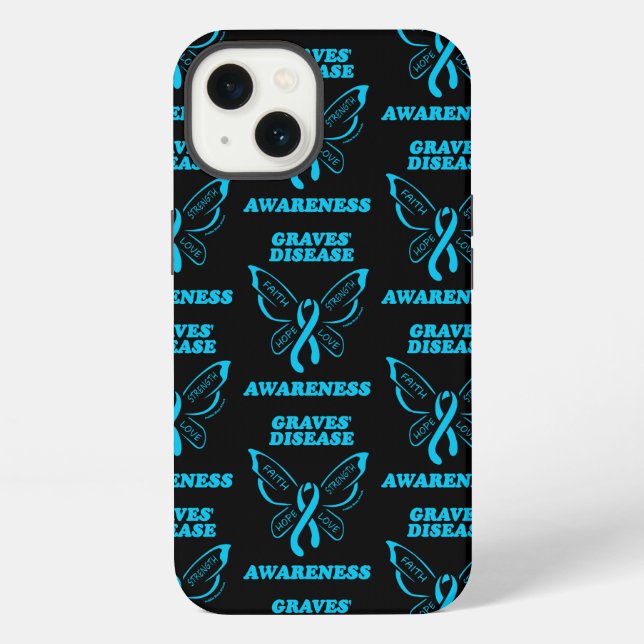Butterfly/Warrior...Graves'  iPhone Case (Back)
