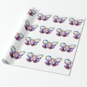 Butterfly  Watercolor Art Wrapping Paper