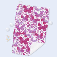 Butterfly Watercolor Magenta Hot Pink