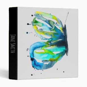 Butterfly watercolor whimsical watercolor binder