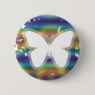 Butterfly waves 2 inch round button