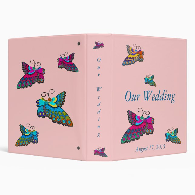 Butterfly Wedding Album Binder (Background)