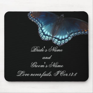 Butterfly Wedding Mouse Pad