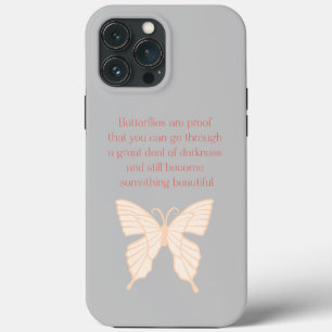 Butterfly Whispers: It's Okay to Not Be Okay iPhone 13 Pro Max Case