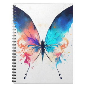 Butterfly Wild Nature Animal Color Art Painting Notebook