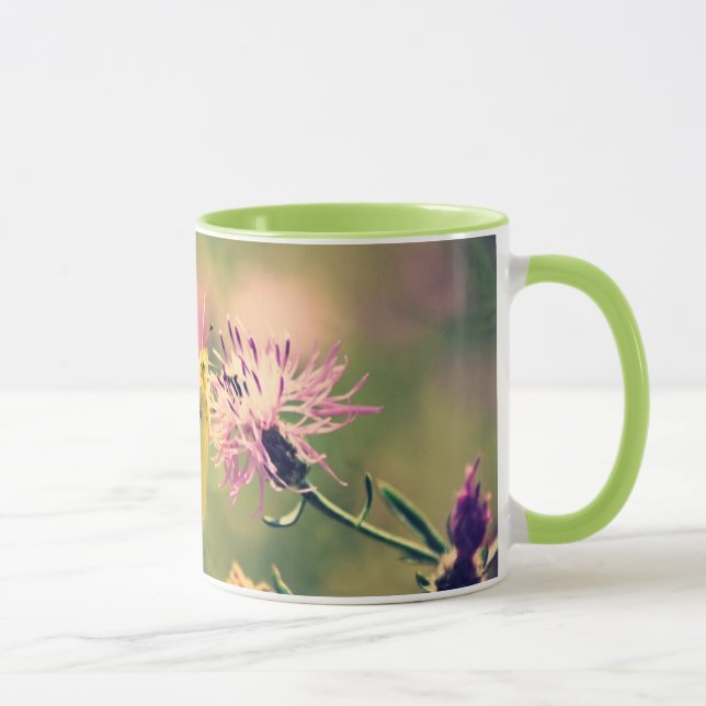 Butterfly & Wildflowers Coffee Mug (Right)