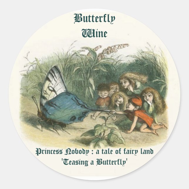Butterfly Wine Labels (Front)