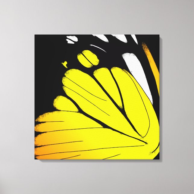 Butterfly Wing - Orange Gull Canvas Print (Front)
