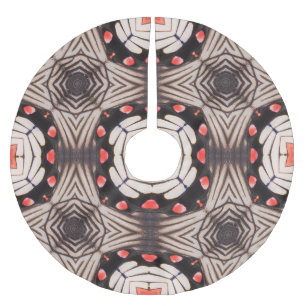 Butterfly Wings: Beautiful Seamless Pattern Brushed Polyester Tree Skirt