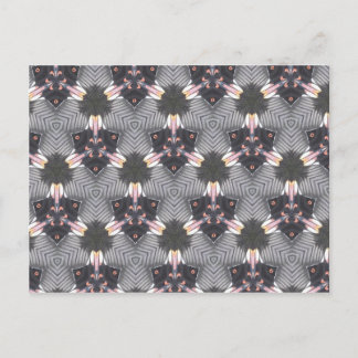 Butterfly Wings Geometric Design Postcard