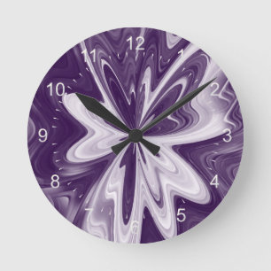 butterfly wings round clock