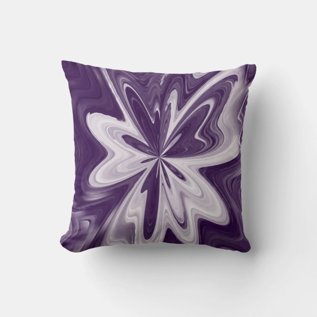 butterfly wings throw pillow (Front)