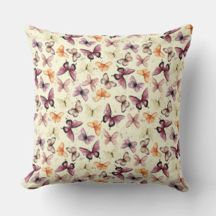 Butterfly Wings Throw Pillow
