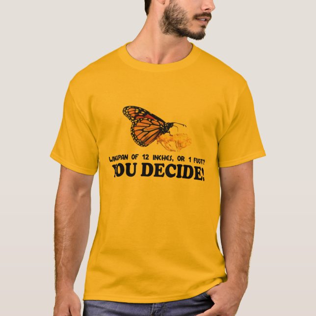 Butterfly Wingspan - light T-shirt (Front)