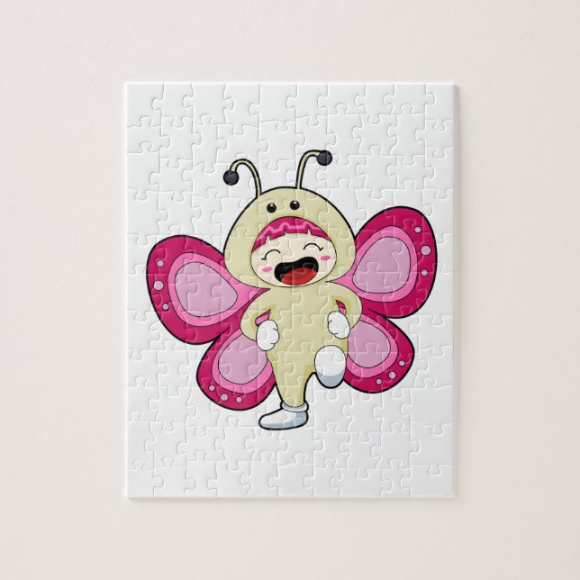 Butterfly with Costume Jigsaw Puzzle (Vertical)