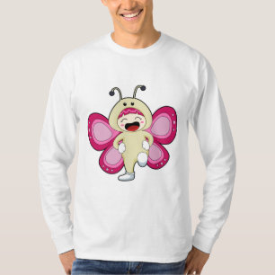 Butterfly with Costume T-Shirt