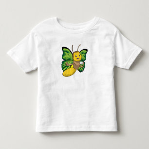 Butterfly with Cup of Coffee Toddler T-shirt