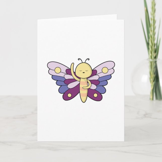 Butterfly with Dots Card (Front)