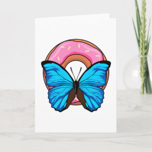 Butterfly with Doughnut Card