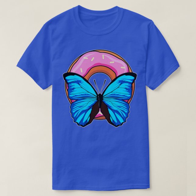 Butterfly with Doughnut T-Shirt (Design Front)