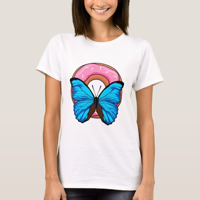 Butterfly with Doughnut T-Shirt (Front)