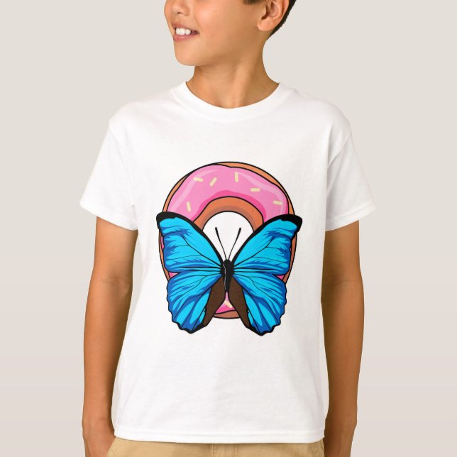 Butterfly with Doughnut T-Shirt (Front)