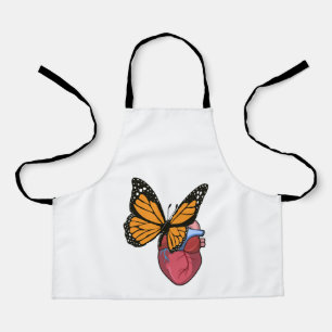 Butterfly with Heart Apron