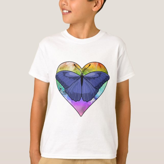Butterfly with Heart T-Shirt (Front)