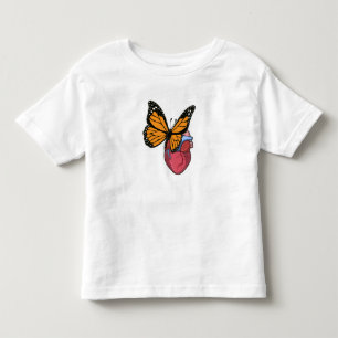 Butterfly with Heart Toddler T-shirt