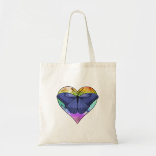 Butterfly with Heart Tote Bag