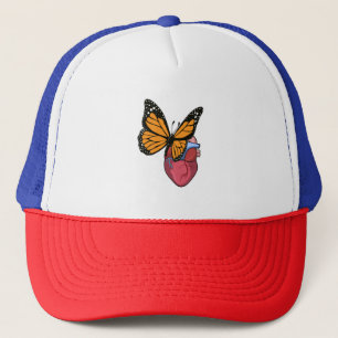 Butterfly with Heart Trucker Hat
